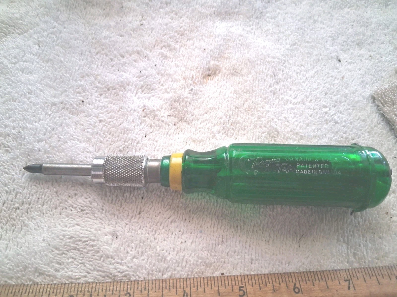 Very Rare Vintage 1965 Torque Top Cluthe UnI Driver Canada Patented