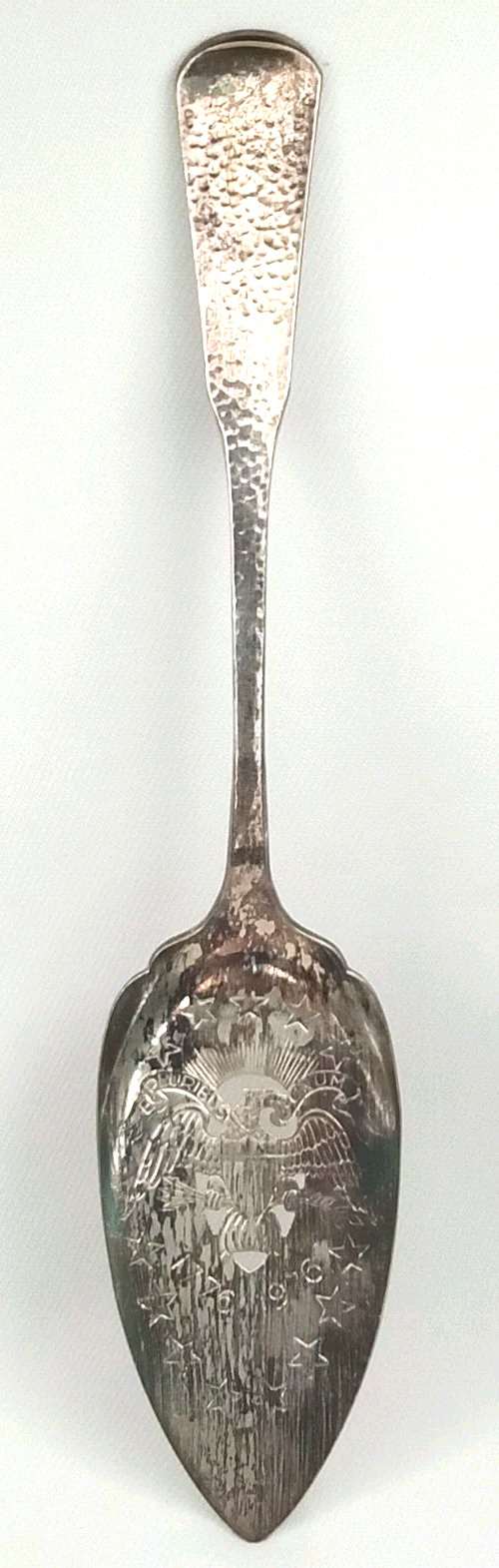 Vintage 1970s Bicentennial Rogers Oneida First Colony Silverplate Pie Server Vintage 1970s Bicentennial Rogers Oneida First Colony Silverplate Pie Server