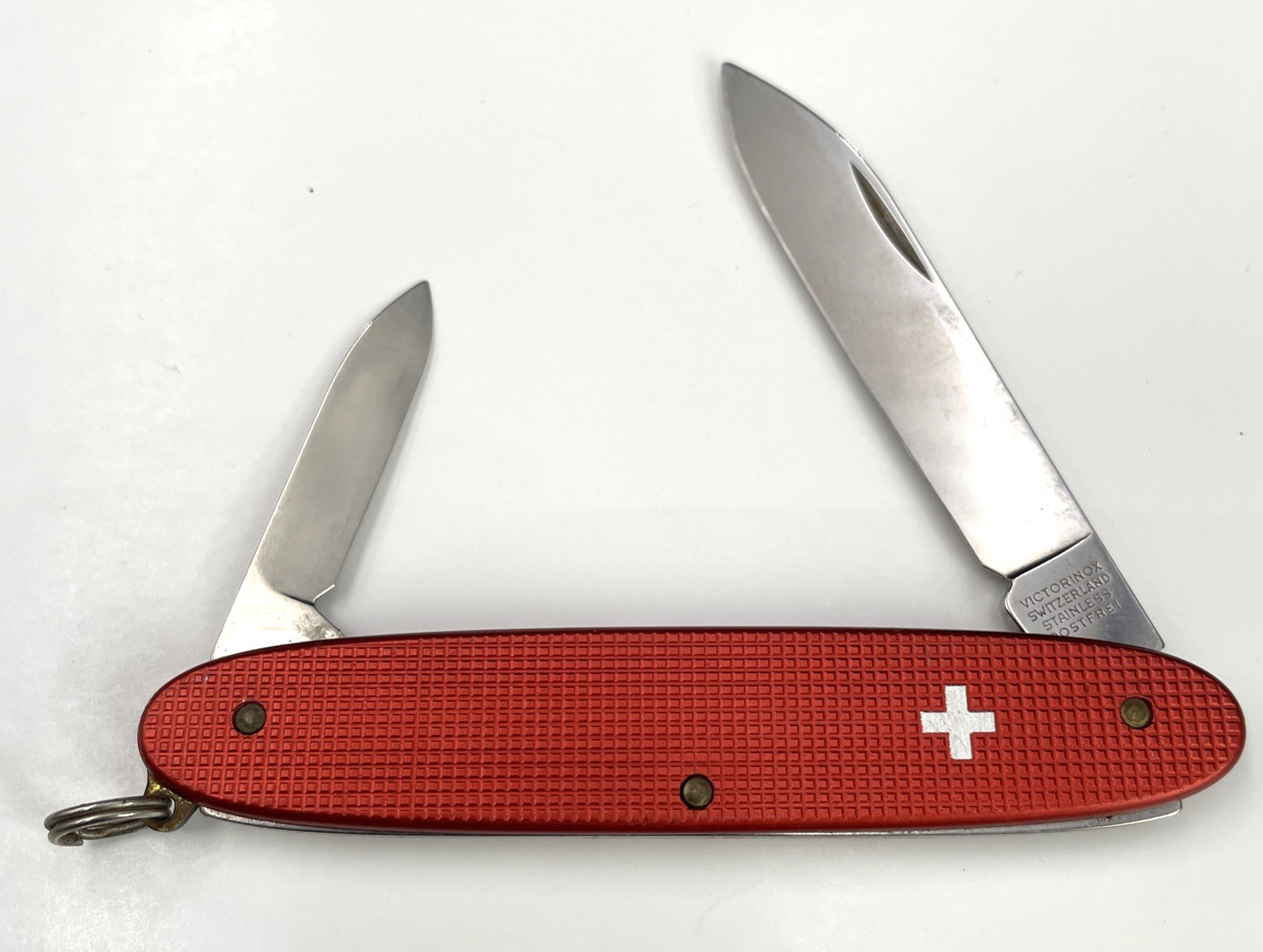 Victorinox Red Alox Popular Old Cross Swiss Army Knife 84mm