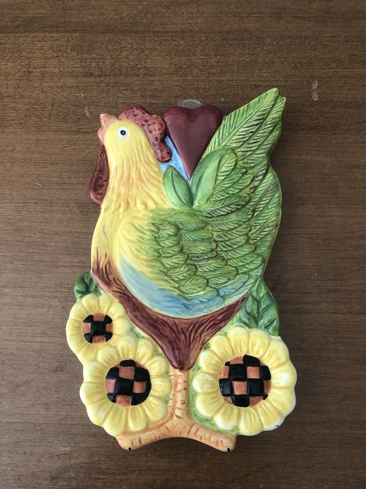 Vintage Susan Winget Boston Warehouse Chicken Spoon Rest Country Cottage 