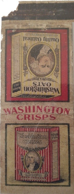 Rare 1910 Washington Crisps Matchbook - 21 years most expensive in the world