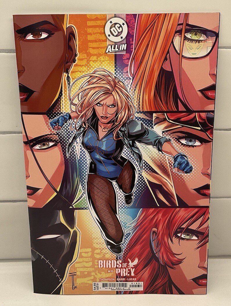 BIRDS OF PREY #15 CVR C SERG ACUNA CARD STOCK VARIANT UNREAD