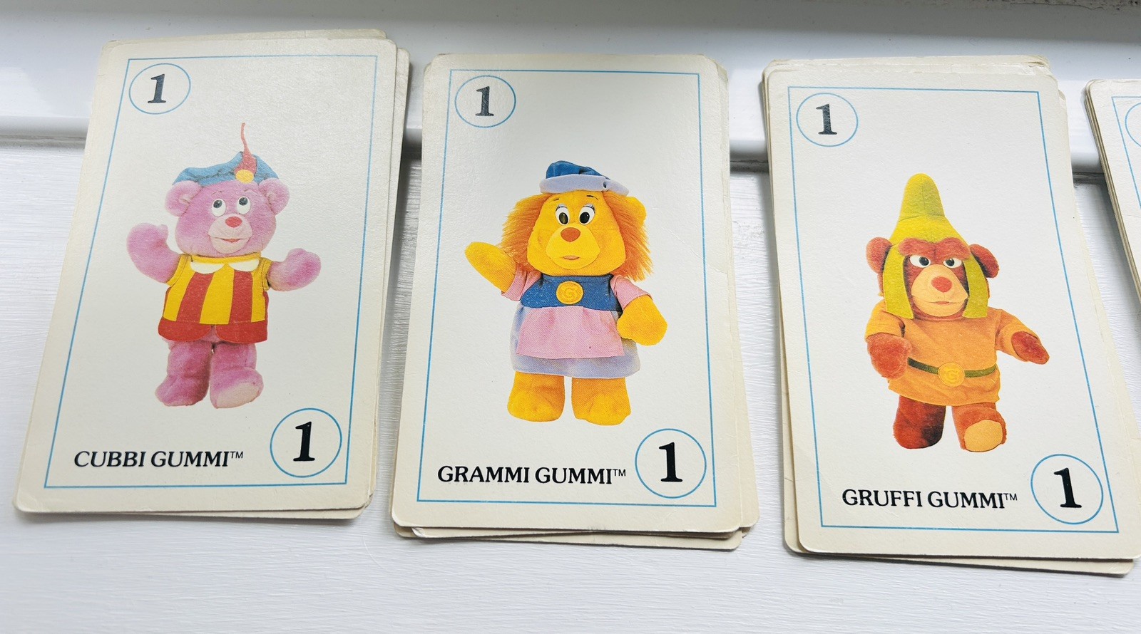 Gummi Bears Vintage 1986 Trading Cards Cubbi Grammi Gruffi Zummi Lot Of 39 Gummi Bears Vintage 1986 Trading Cards Cubbi Grammi Gruffi Zummi Lot Of 39