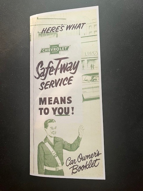 Safe-T-Way Service Chevrolet 1930's to 1950's OK Used Cars Safe-T-Way Service Chevrolet 1930's to 1950's OK Used Cars