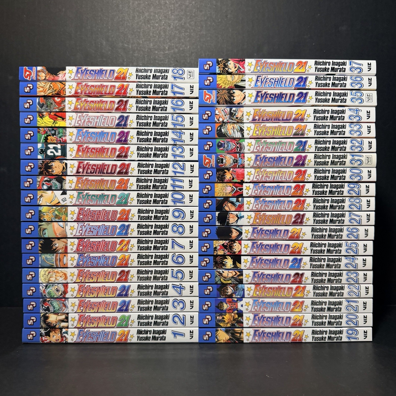 Eyeshield 21 Manga Volumes 1-37 Brand New English Authentic Viz Media Complete