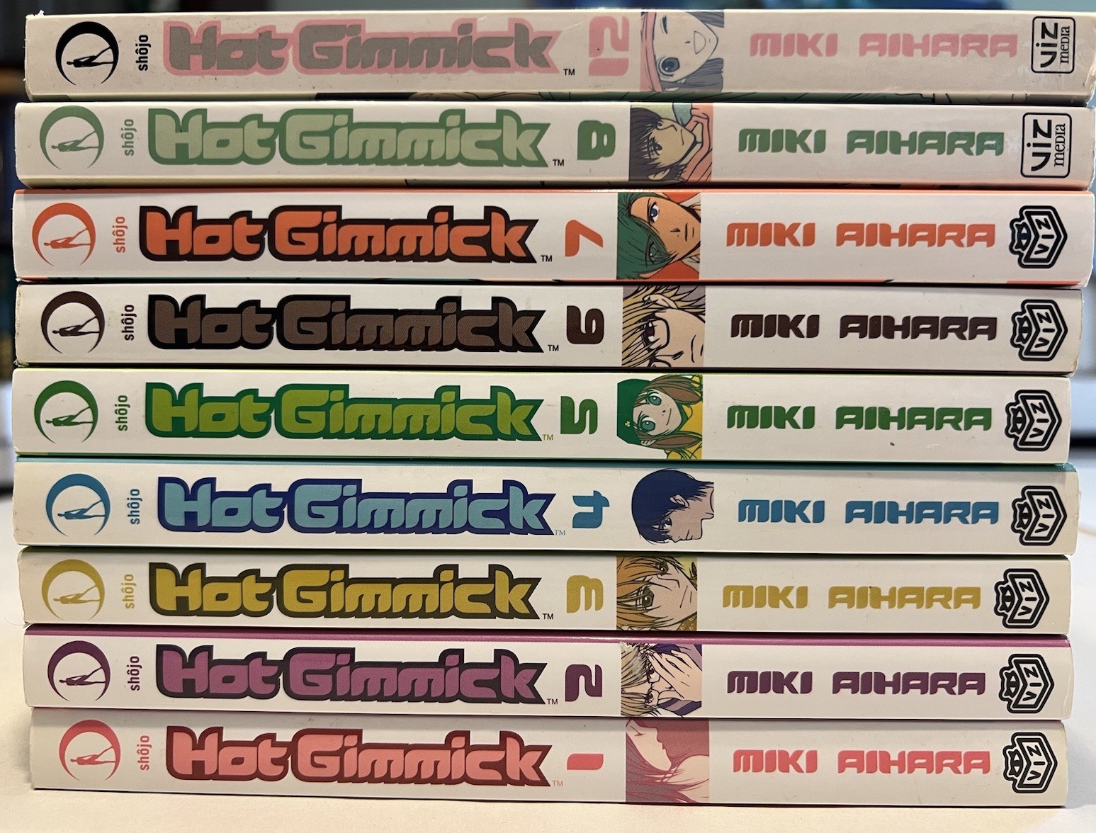 Hot Gimmick Vol 1-8, 12 Manga 💜 Romance Drama Shojo Beat English Miki Aihara Hot Gimmick Vol 1-8, 12 Manga 💜 Romance Drama Shojo Beat English Miki Aihara