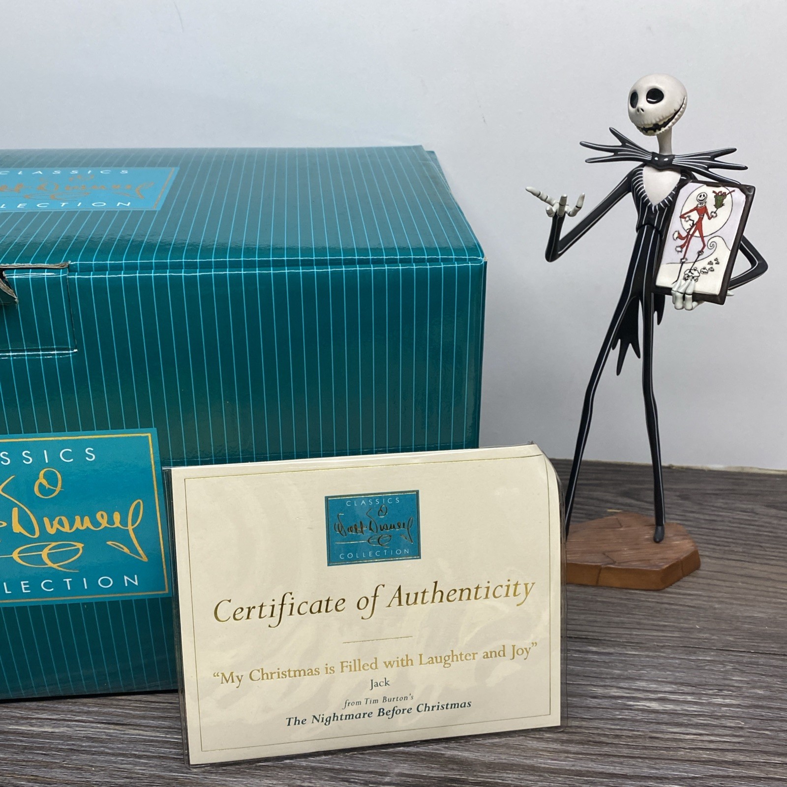 WDCC The Nightmare Before Christmas Jack Skellington Filled Laughter And Joy