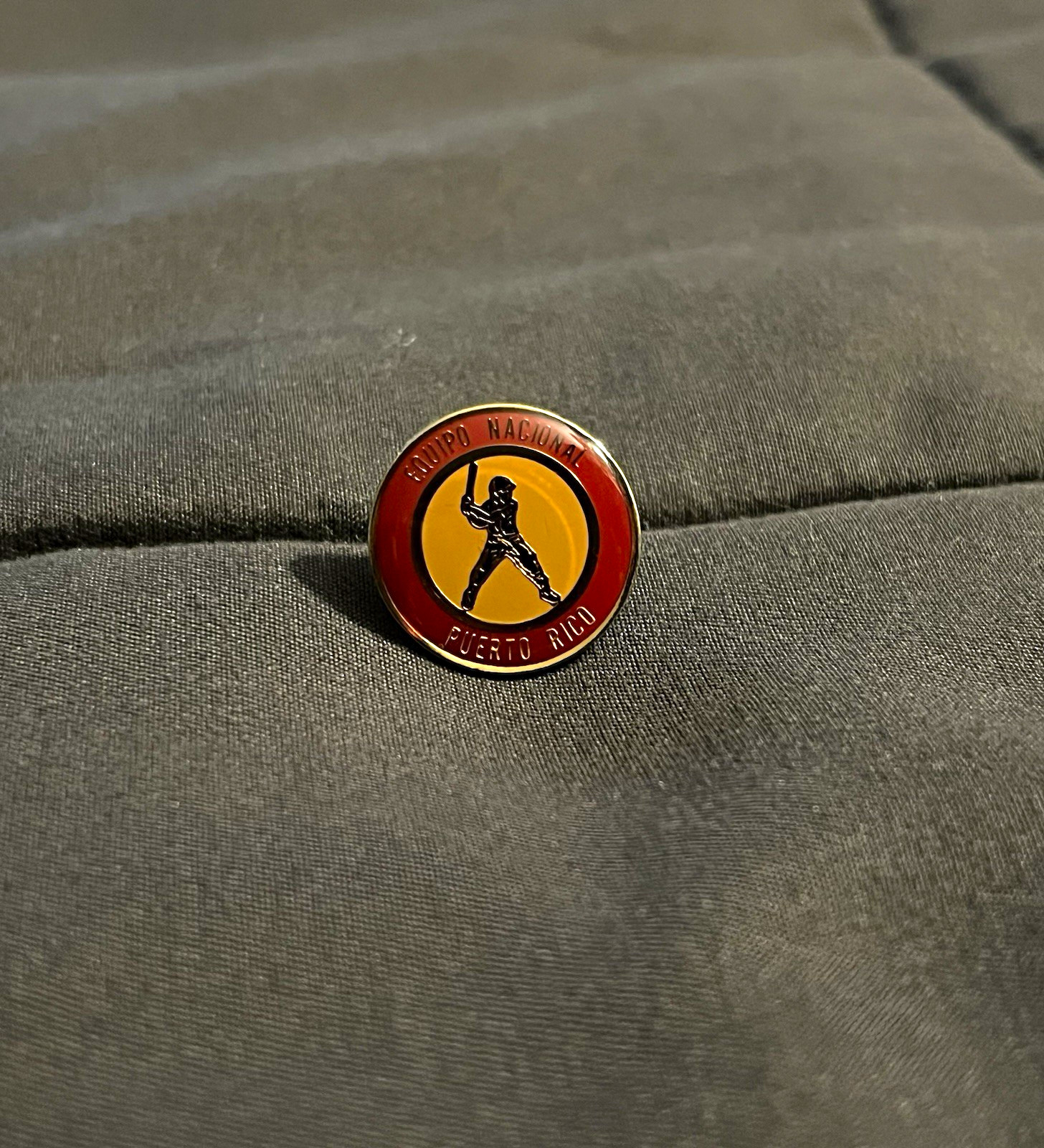 Vintage Equipo Nacional Puerto Rico National Team Rare Lapel Pin Sport Trade