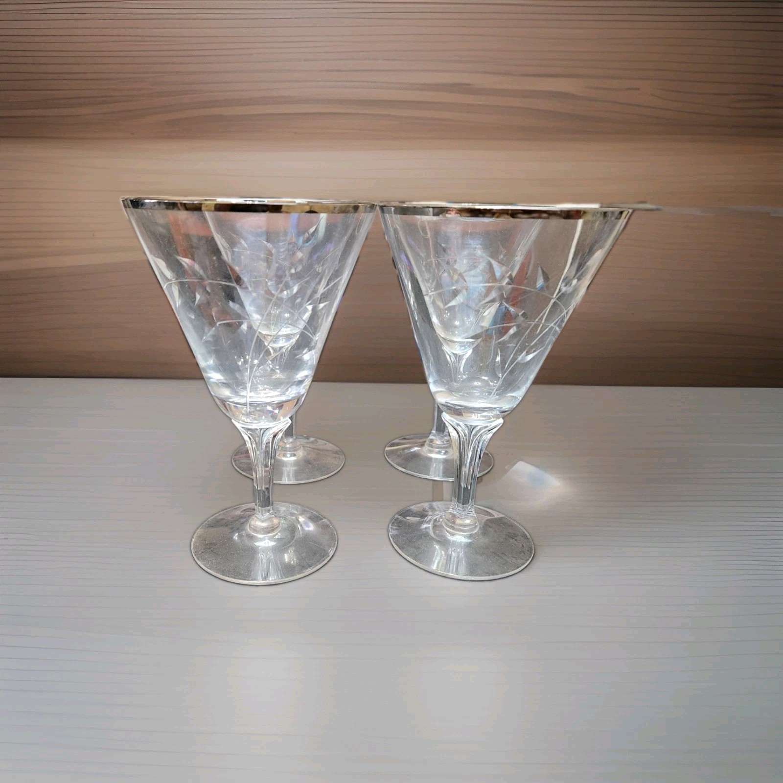 Vintage Fostoria Bridal Bell Crystal Water and Wine Goblets- 10 Piece Set Vintage Fostoria Bridal Bell Crystal Water and Wine Goblets- 10 Piece Set