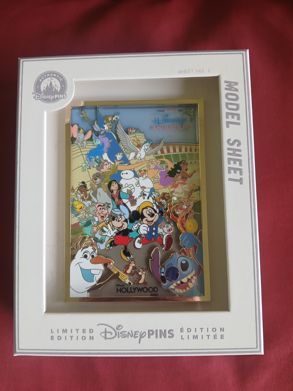2026 Disney Parks Magic Of Disney Animation Hollywood Studios Jumbo Pin LE2000