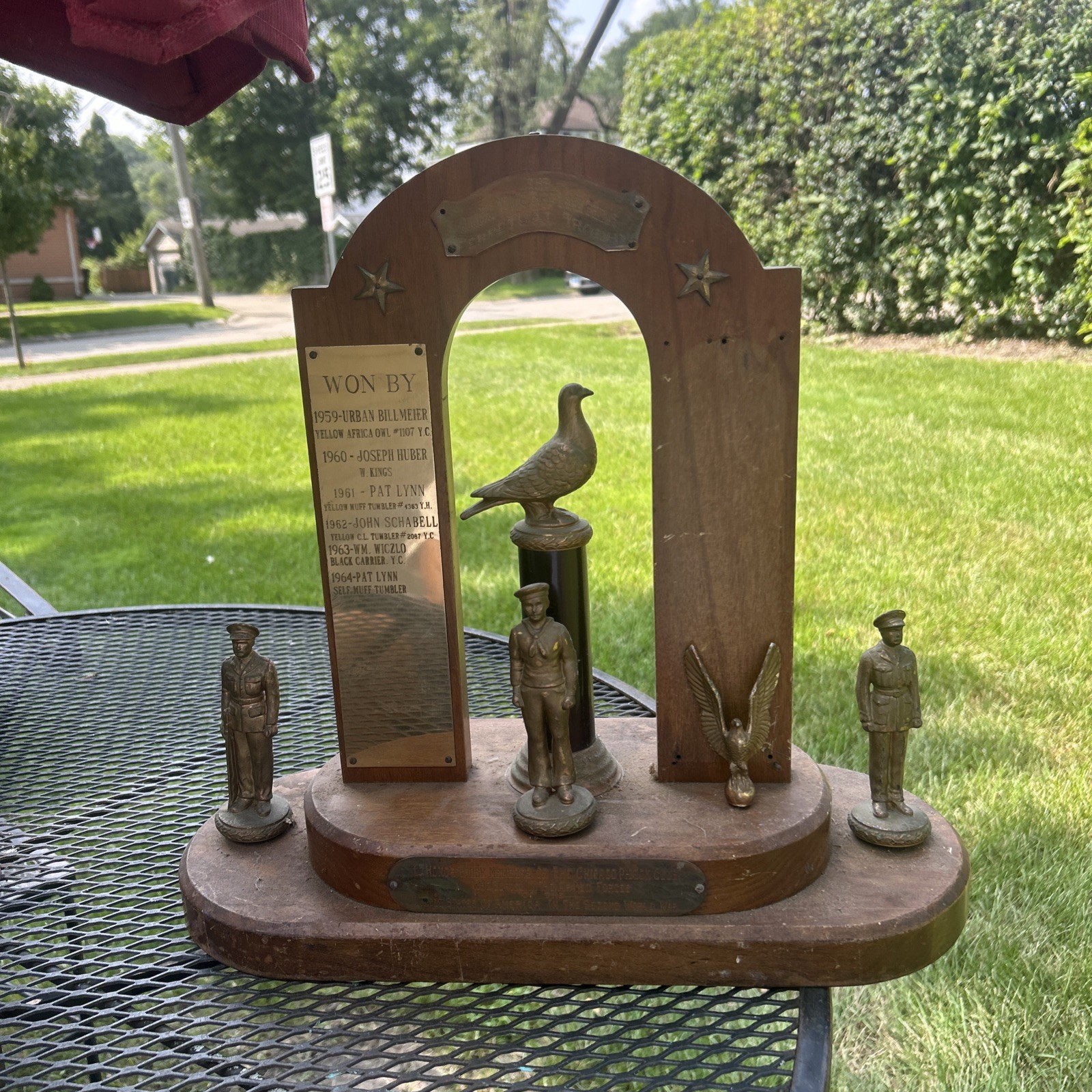 Vintage Chicago Pigeon Club For Members Who Served Ww2 COOL One Of A Kind
