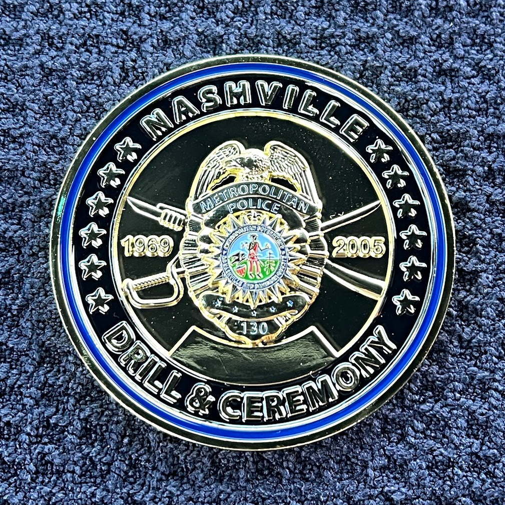 Nashville Metro Police Drill & Ceremony Challenge Coin “Memoria in Aeterna”