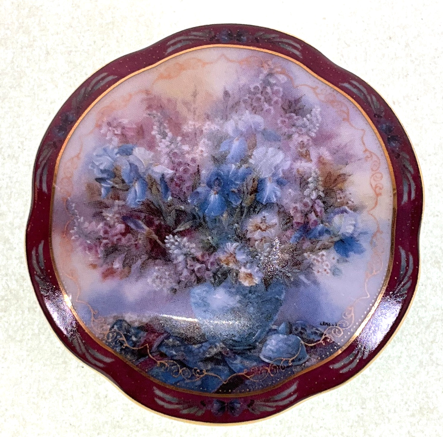 Ardleigh Elliott Delicate Dancers Music Trinket Box Lena Liu Vintage 1995