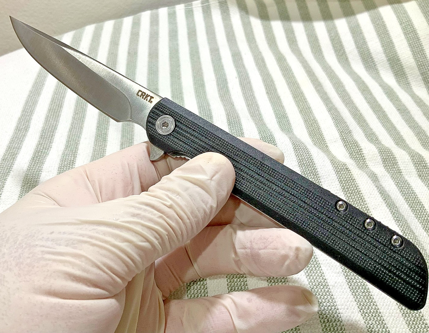Kinetic (CRKT 3810) Smooth Flip Folder LCK+ Lightweight Large Lerch Design Knife