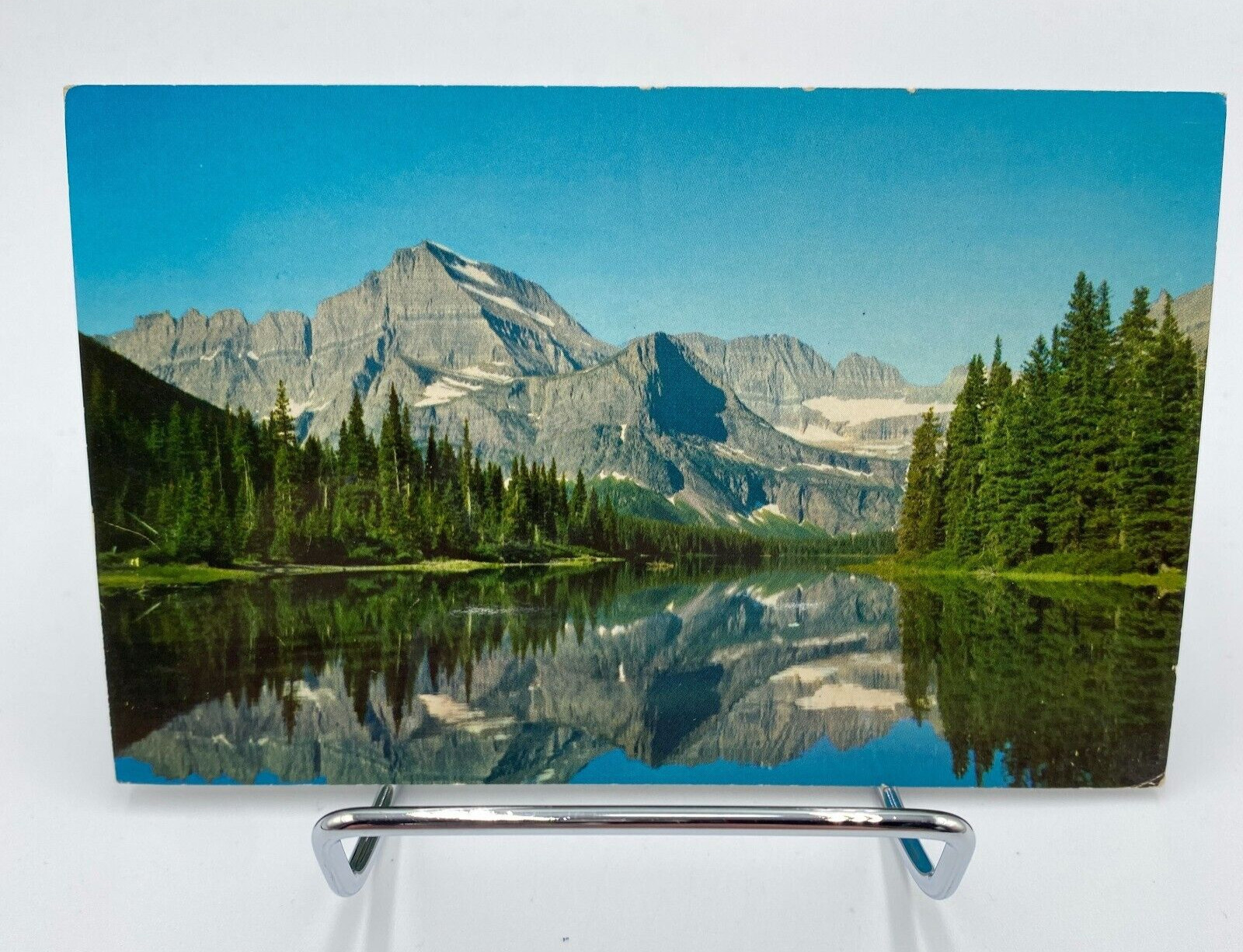 Vtg 1930\'s - 1940\'s Josephine Lake & Mt. Gould Montana Postcard Vtg 1930\'s - 1940\'s Josephine Lake & Mt. Gould Montana Postcard