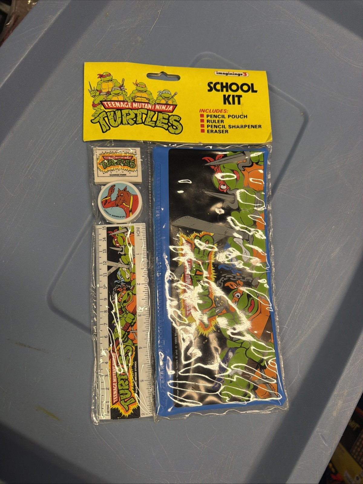 Vintage Teenage Mutant Ninja Turtles TMNT School Kit Imaginings 3 1991 Brand New Vintage Teenage Mutant Ninja Turtles TMNT School Kit Imaginings 3 1991 Brand New