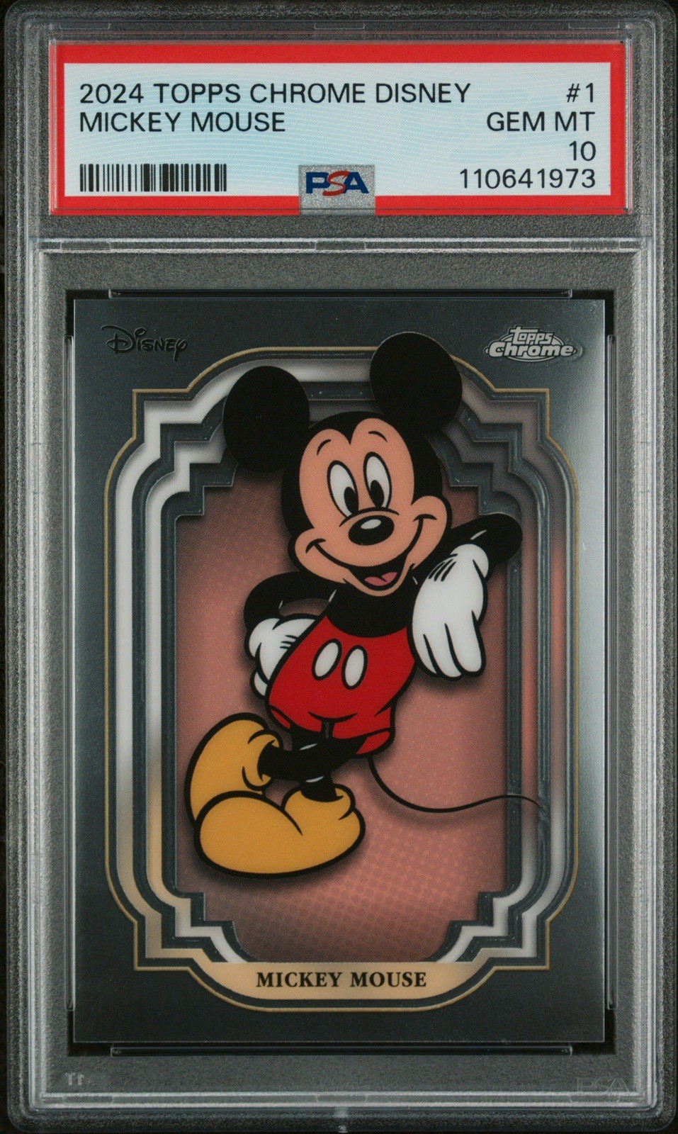 Mickey Mouse 2024 Topps Chrome Disney PSA 10 Gem Mint Mickey Mouse 2024 Topps Chrome Disney PSA 10 Gem Mint