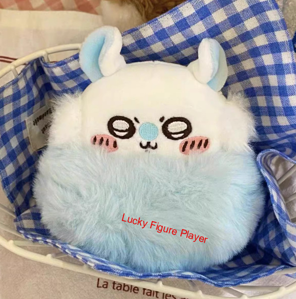 10cm/4in Cute Chiikawa Plush Doll Keychain Momonga Doll Toy Mascot Ornament Gift