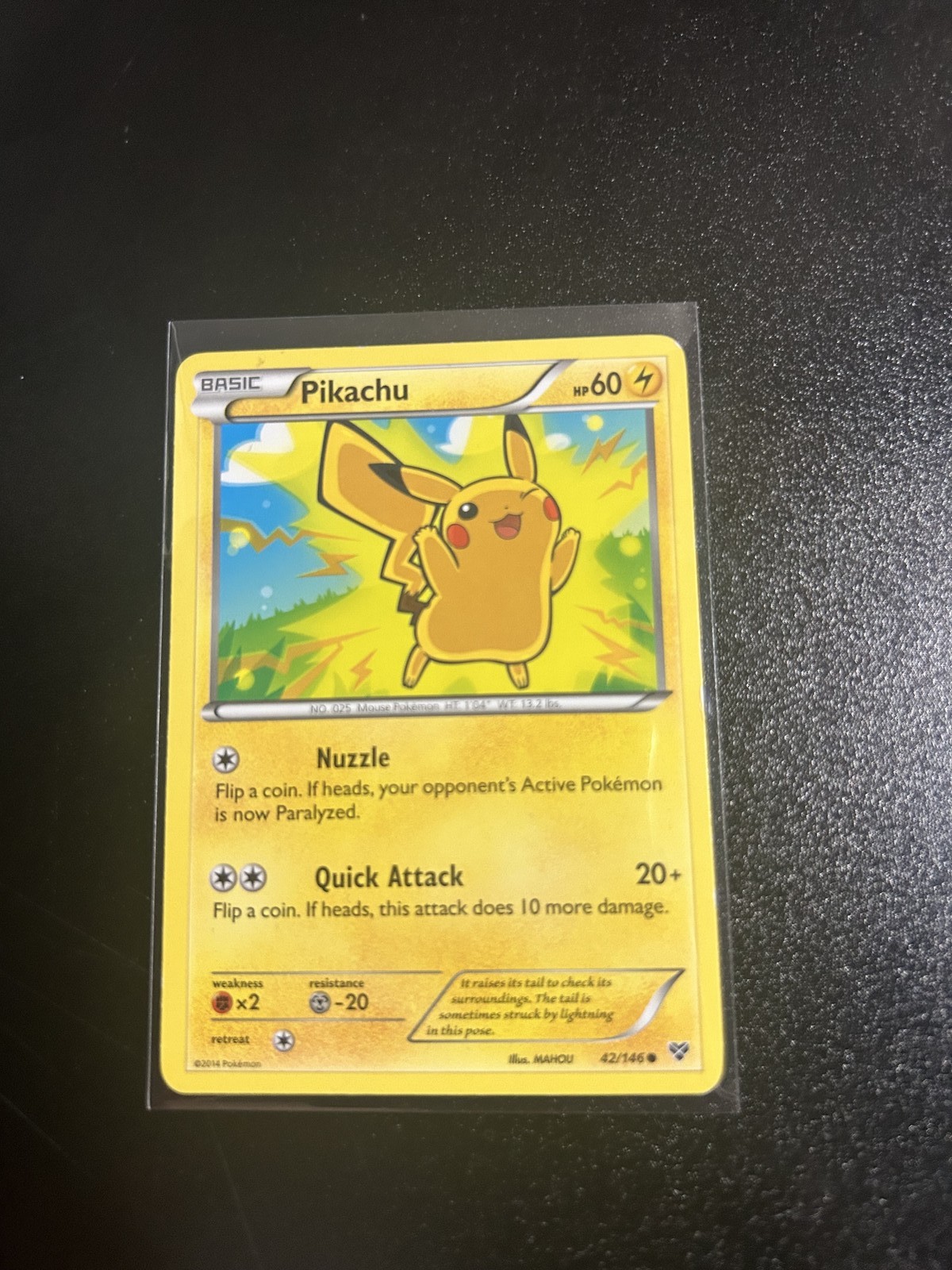 2014 POKEMON XY PIKACHU 42/146