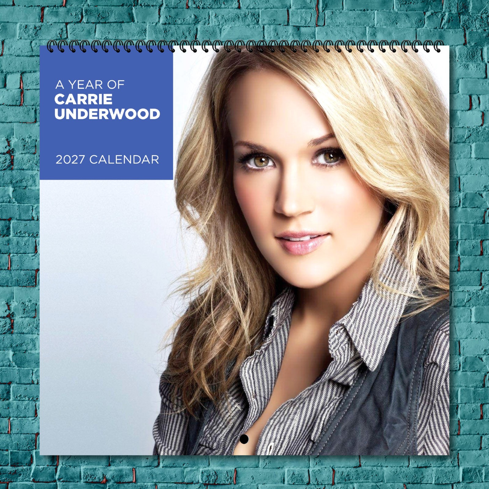 Carrie Underwood 2027 Wall Calendar 12 Month Celebrity Photo Fan Collectible