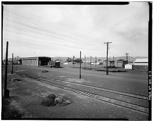 Photo:Yakima WA 1900s View Car Barn Third Ave Pine St