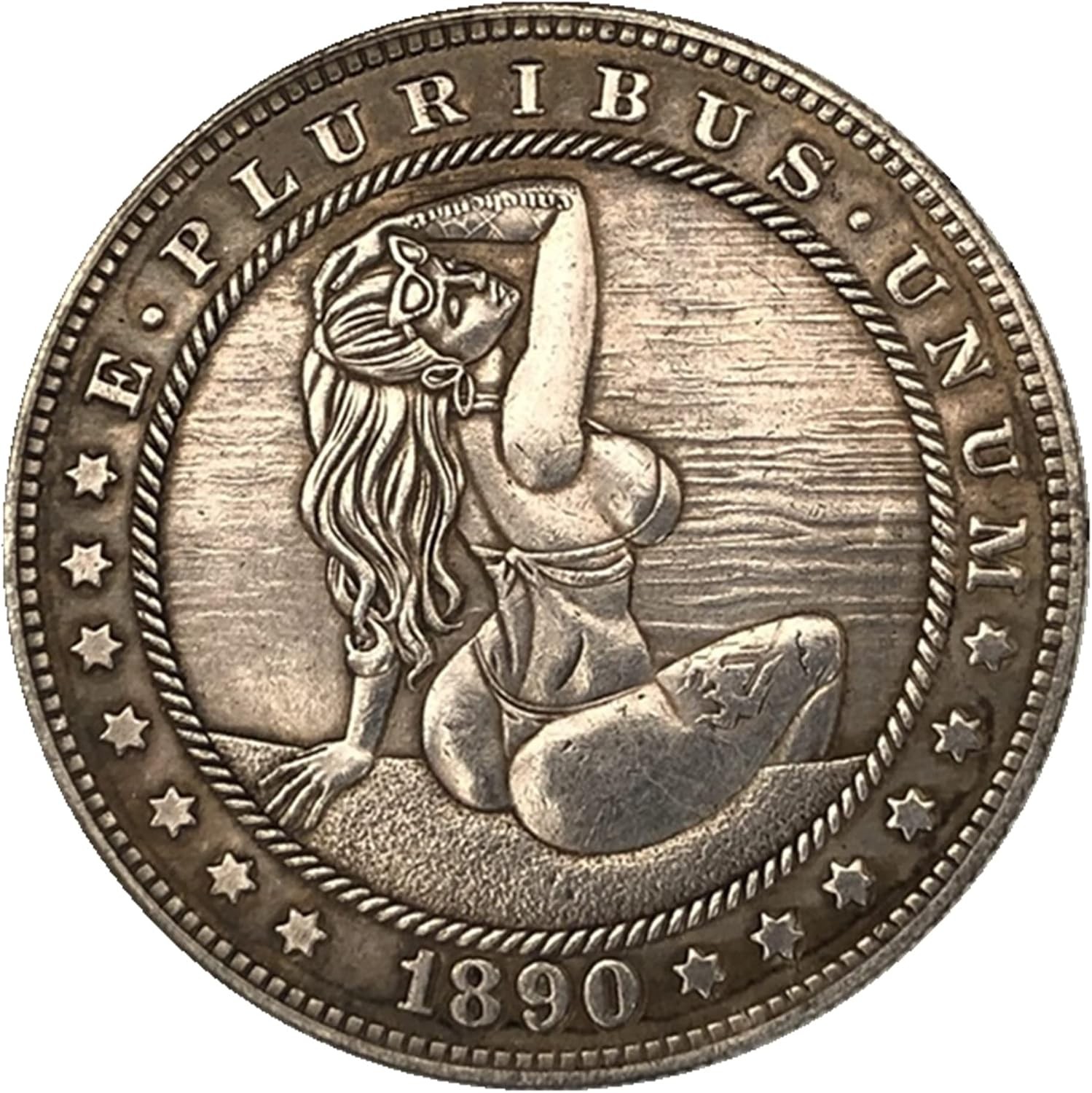 MarshLing Antique Liberty 1890 Morgan ONE-Dollars Coins Old Collecting Coin MarshLing Antique Liberty 1890 Morgan ONE-Dollars Coins Old Collecting Coin