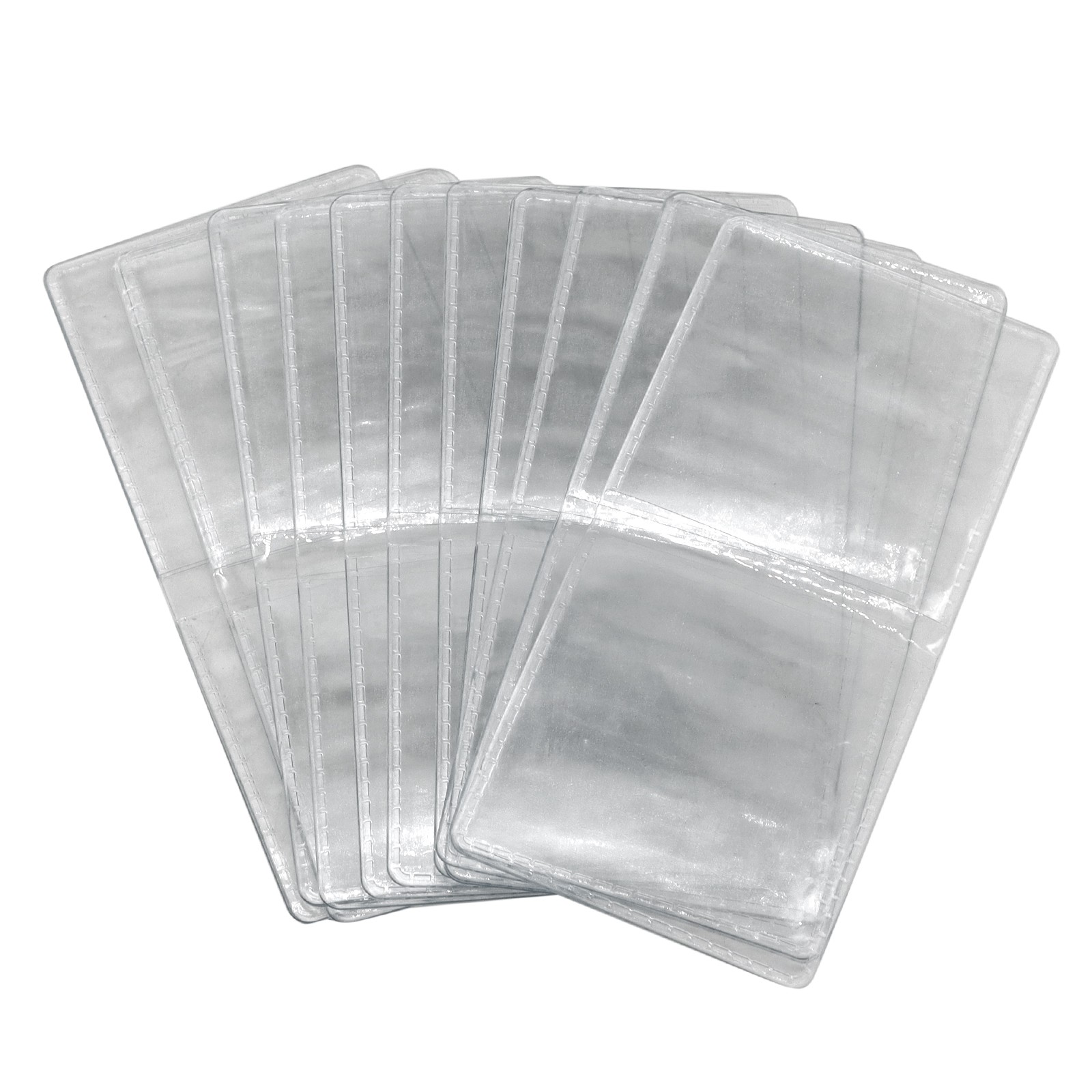 50x Clear Plastic Holders Double Pocket 2x2