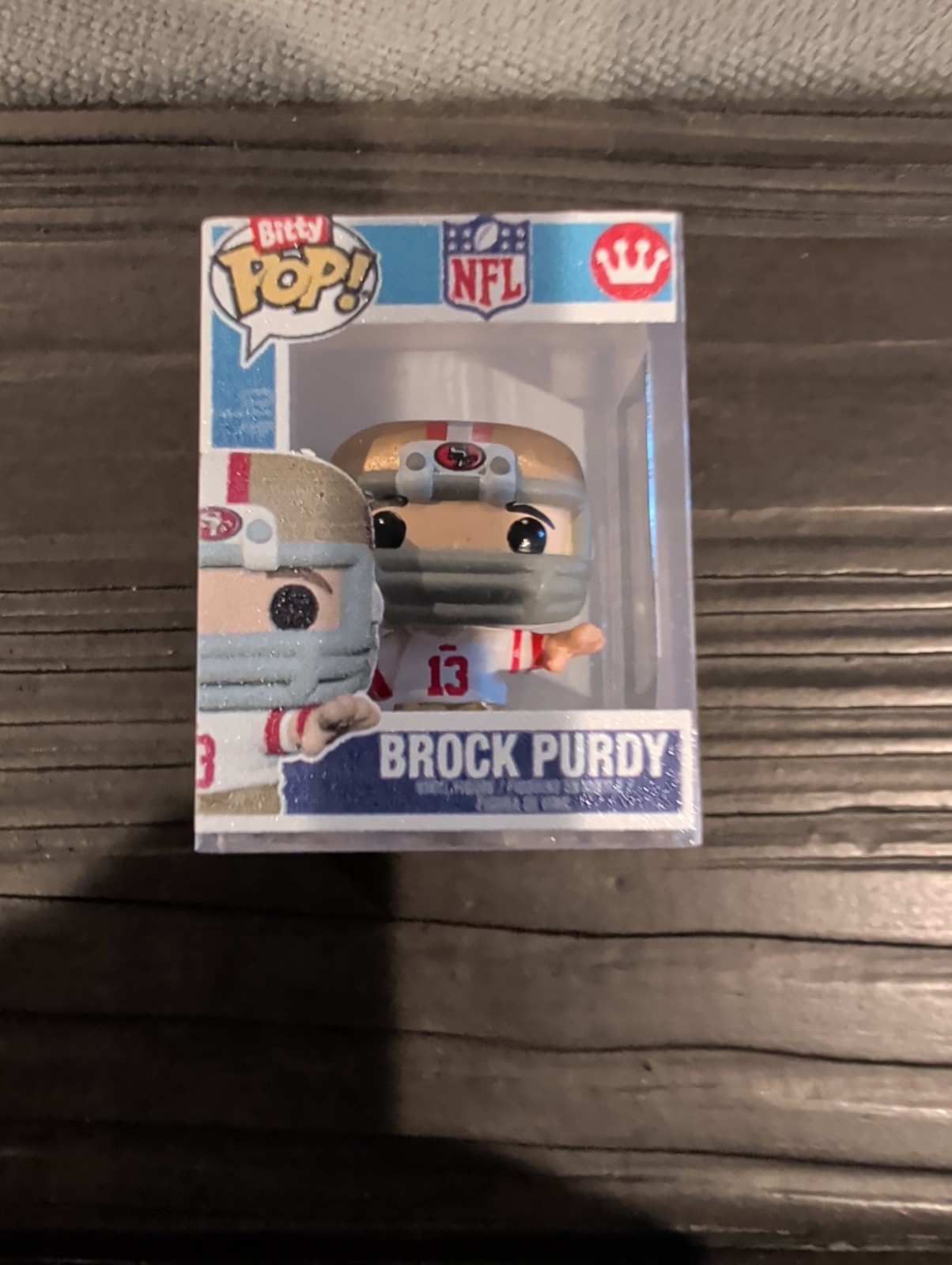 2026 Topps Flagship Football Super Box Brock Purdy Funko Bitty Pop 49ers