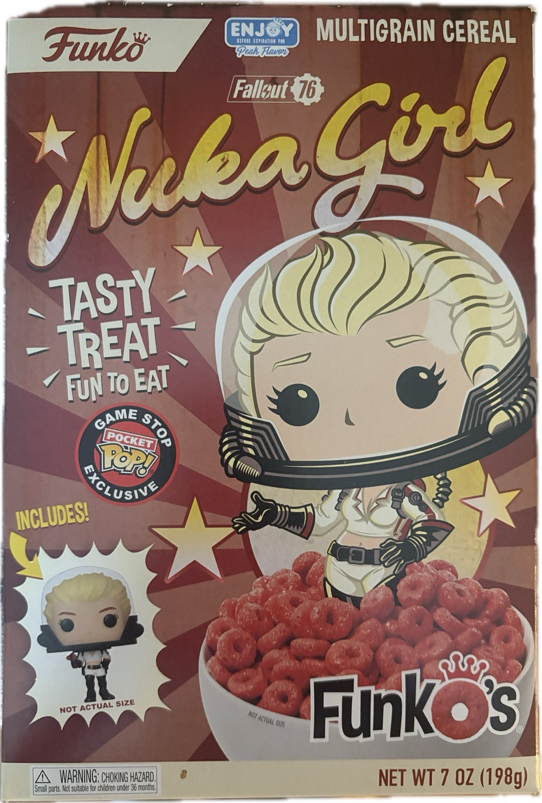 Funko Fallout Nuka Girl GameStop Exclusive Funkos Multigrain Cereal New & Sealed