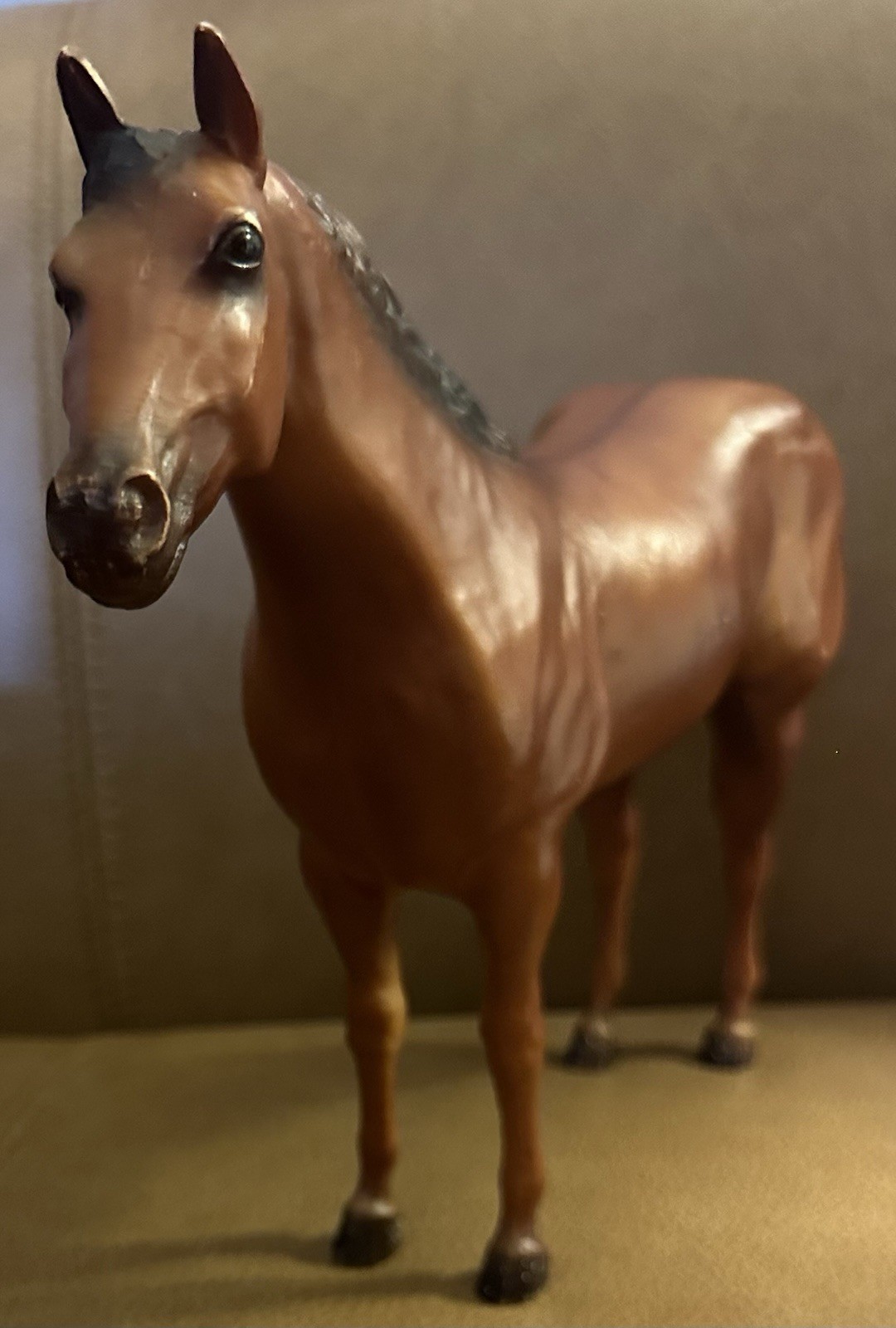 BREYER Molding SUZANN FIEDLER AMERICAN QUARTER HORSE CHESTNUT AQHA 1995 3-Marks