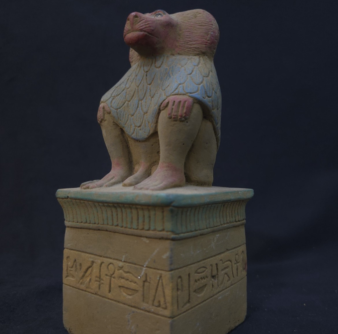 Egyptian Artifacts A Rare Egyptian Pharaonic Statue Of Egyptian God Baboon BC