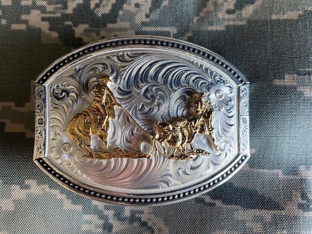 Montana Silversmith Team Roping Buckle