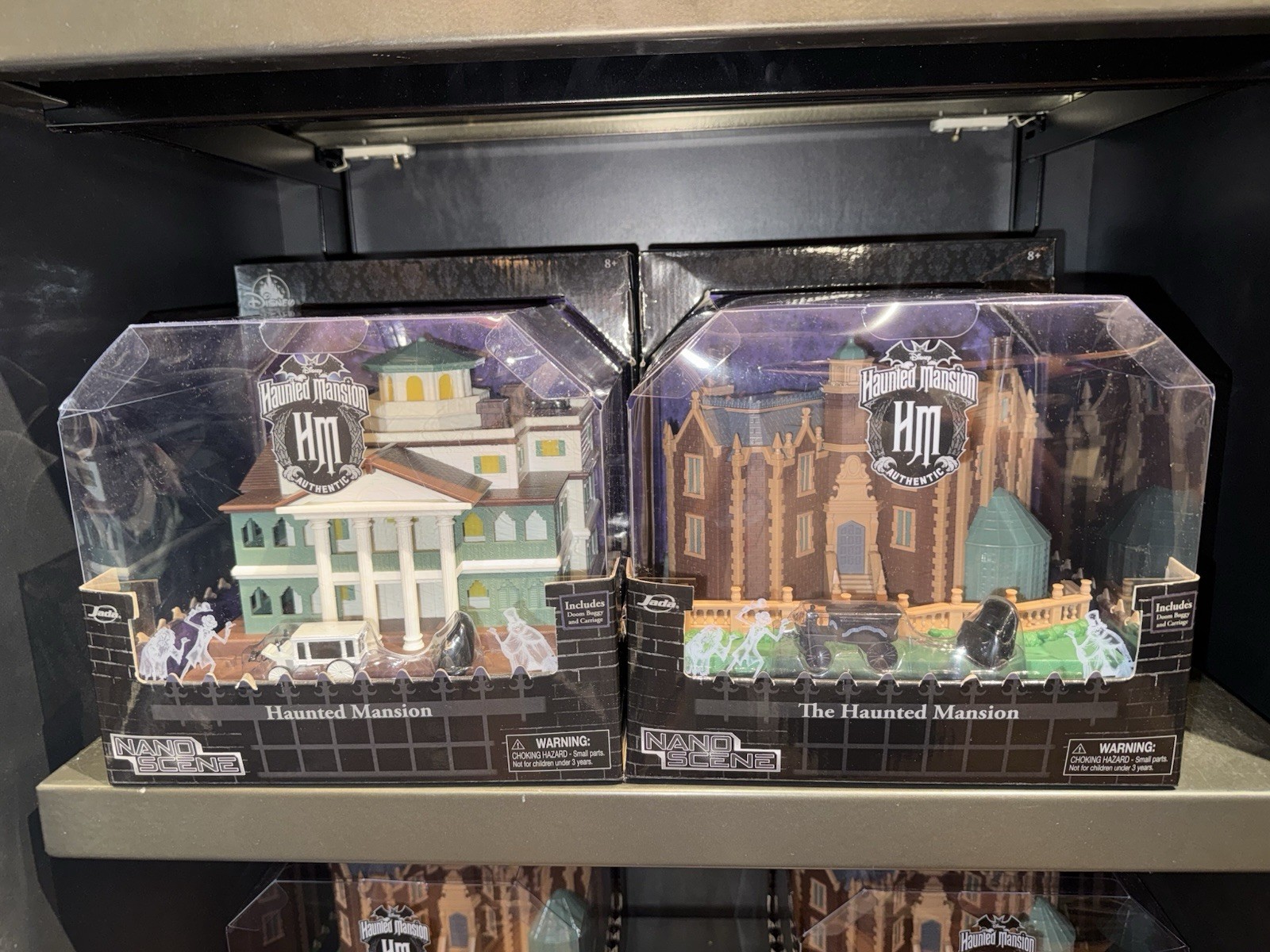 2026 Disney Parks The Haunted Mansion Nano Scene Replica NEW SET OF 2 WDW & DL