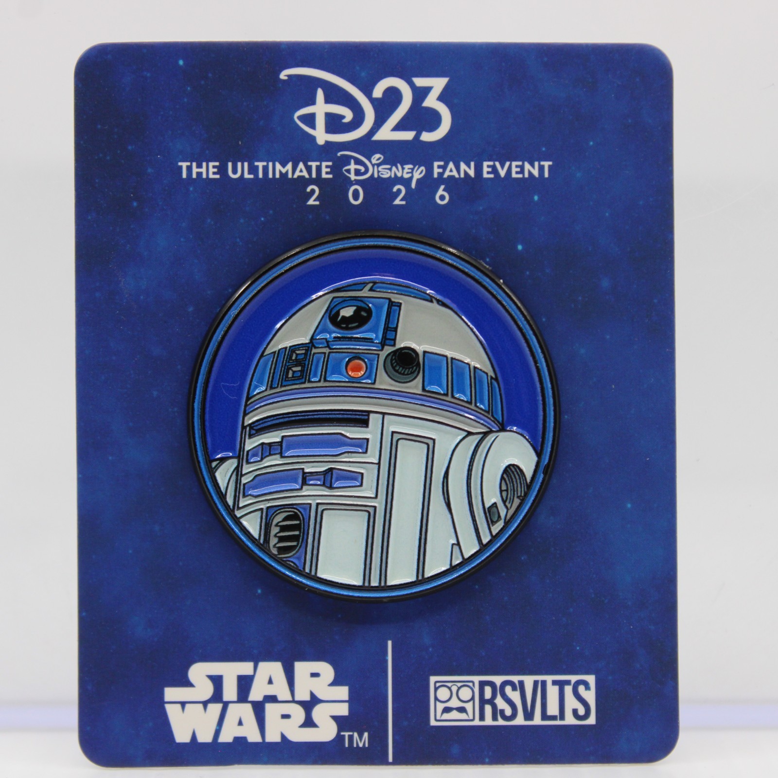 C3 RSVLTS D23 2026 Exclusive Disney Pin LE Star Wars R2-D2 52/150 C3 RSVLTS D23 2026 Exclusive Disney Pin LE Star Wars R2-D2 52/150