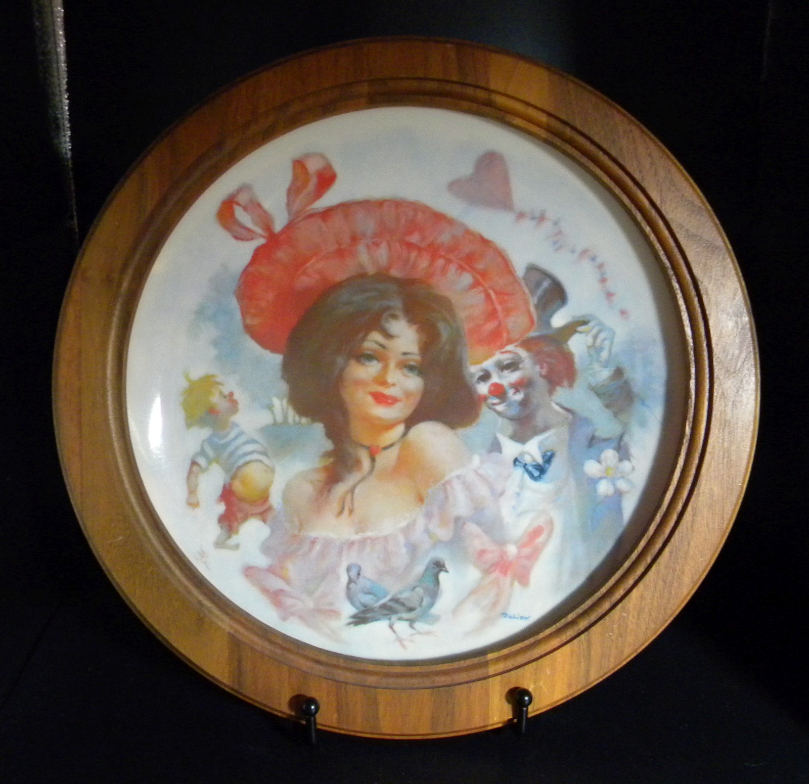 Vintage Gorham Fine China “Fluttering Heart” Collector Plate Julian Ritter 1978