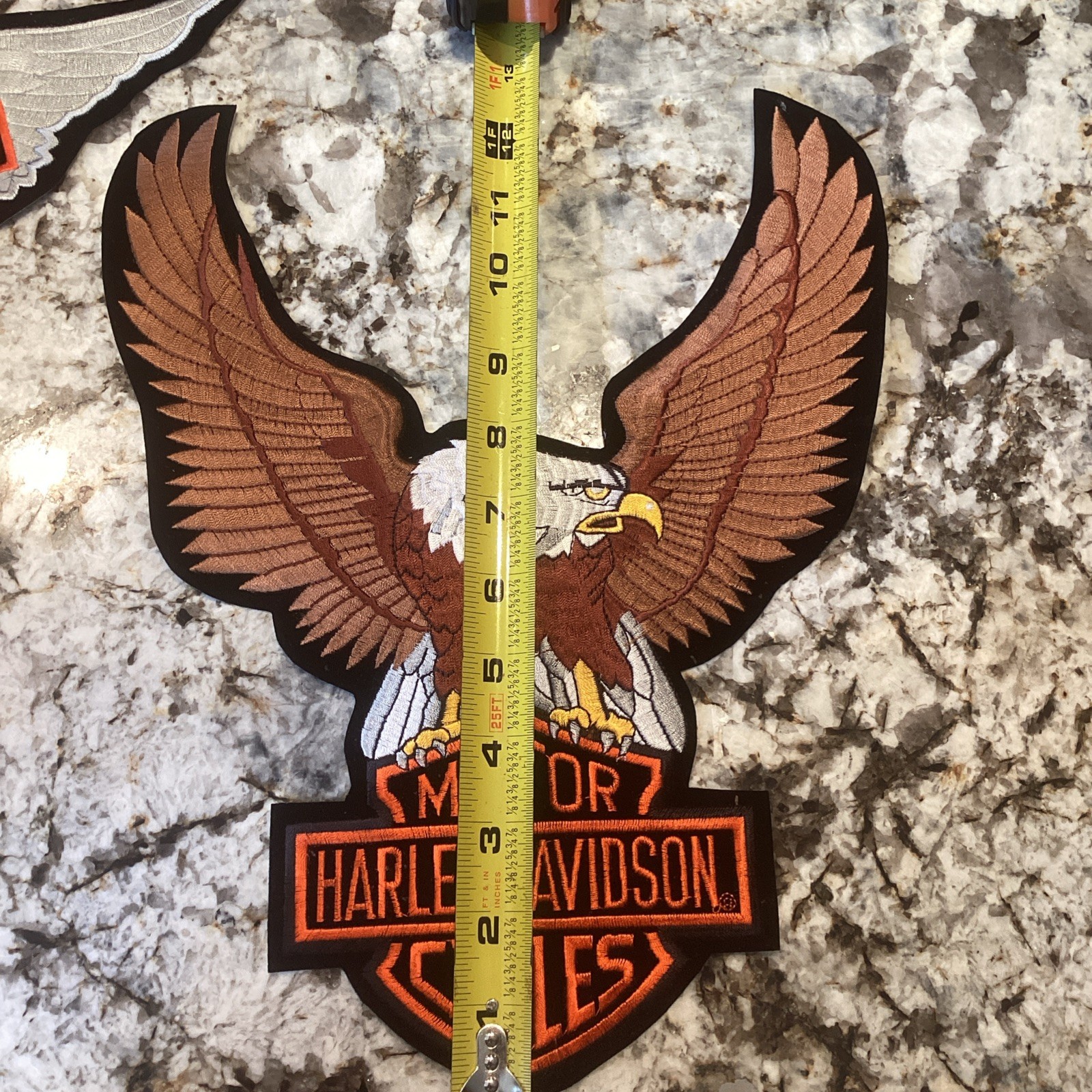 VTG HARLEY DAVIDSON MC EAGLE PATCH UP WING BAR   PRODUCT 13x10