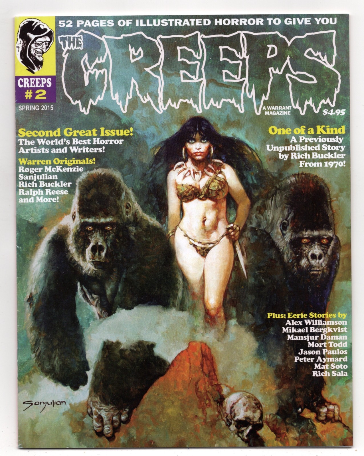 The CREEPS 2 Warrant 2015 VF+ Sanjulian Cover / Buckler, Reese, Todd, McKenzie The CREEPS 2 Warrant 2015 VF+ Sanjulian Cover / Buckler, Reese, Todd, McKenzie