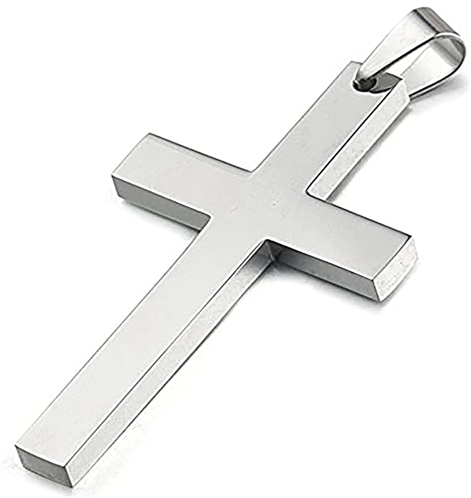 925 Sterling Silver Simple Cross Necklace for Men- Cross Pendant Jewelry 925 Sterling Silver Simple Cross Necklace for Men- Cross Pendant Jewelry