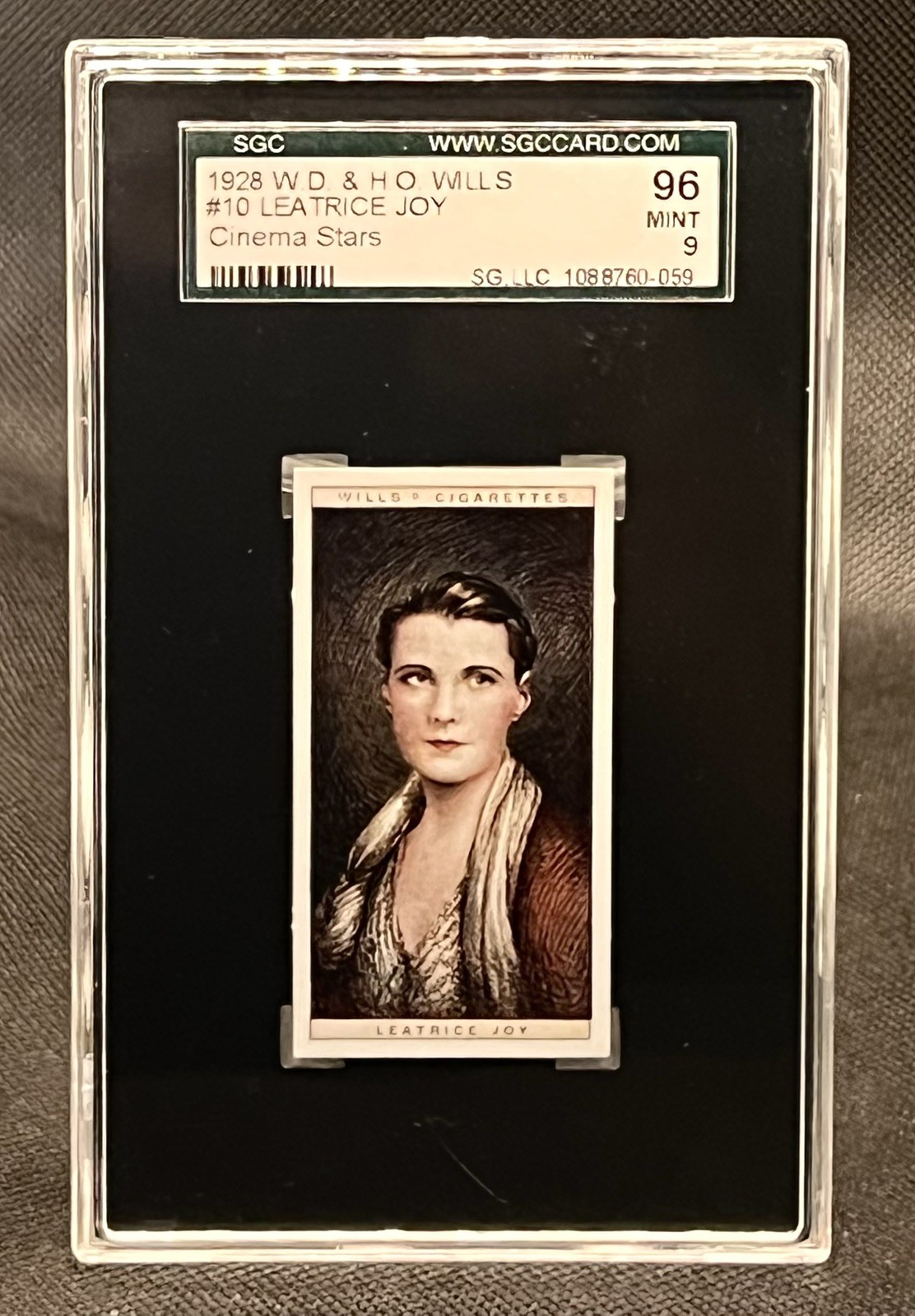 1928 W.D. & H.O. Wills Cinema Stars Set-Break #10 Leatrice Joy SGC 9 Mint