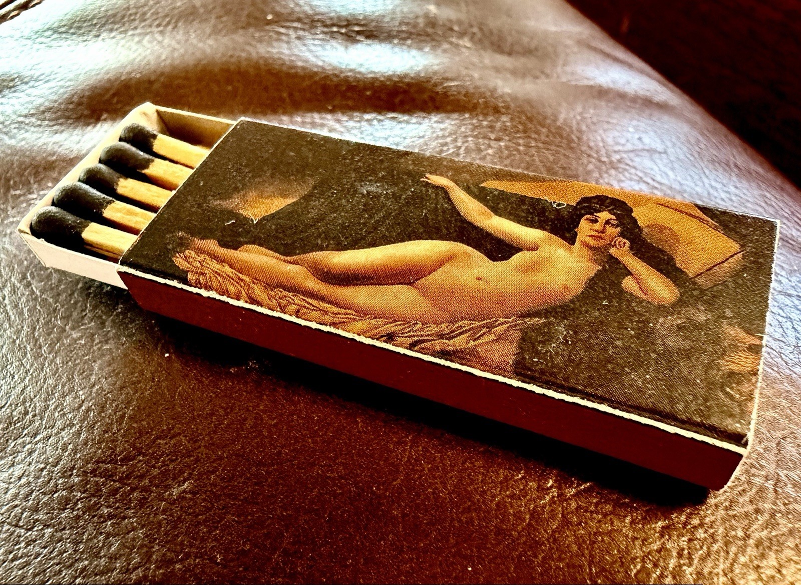 Keen’s Steakhouse, New York City, Vintage Full Slim Unstruck Matchbox