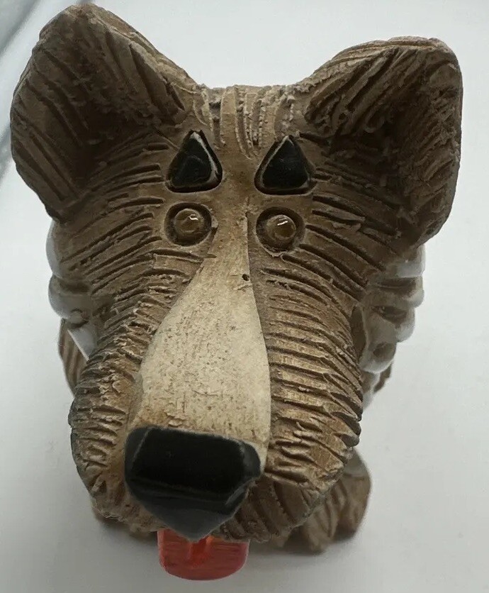 Vintage Artesania Rinconada German Shepard Handmade Figurine Retired Uruguay Vintage Artesania Rinconada German Shepard Handmade Figurine Retired Uruguay