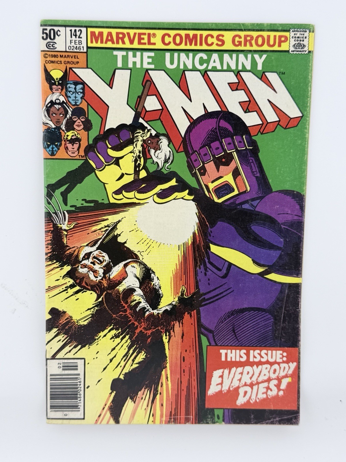 Uncanny X-Men #142 Marvel 1981 Days of Future Past Newsstand Wolverine Sentinel