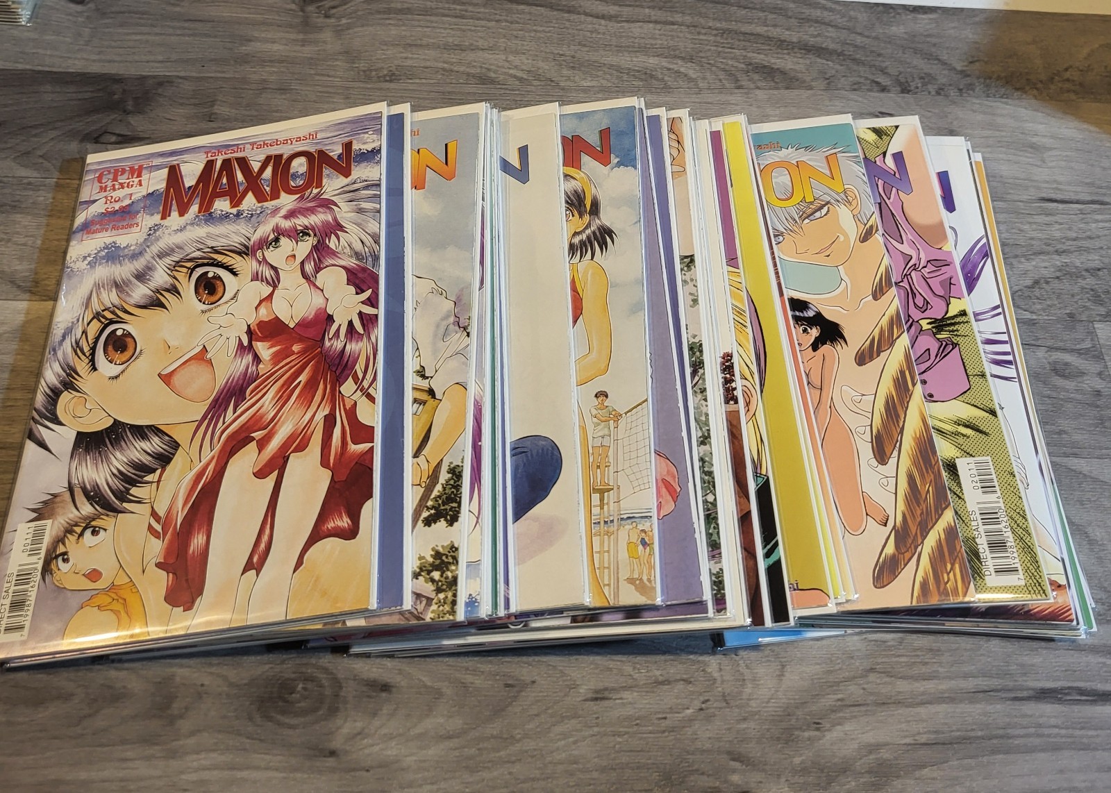 CPM Manga 1999 Maxion Complete Set Comic Lot Issues 1-26 Takeshi Takebayashi 