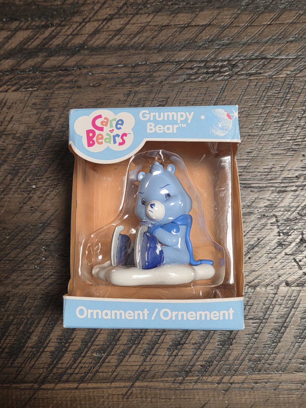2009 American Greetings Care Bears Grumpy Christmas Tree Hanging Ornament NEW