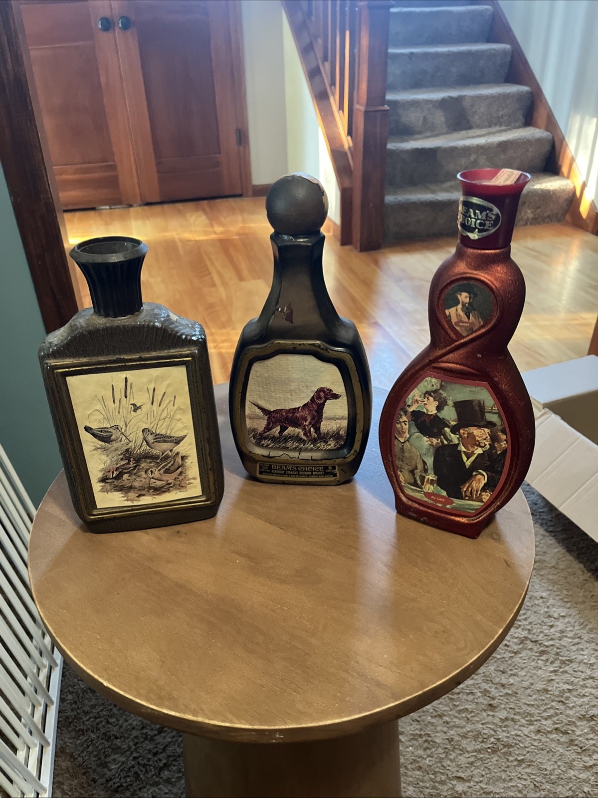 THREE - Vintage Jim Beam Decanters - Super Cool