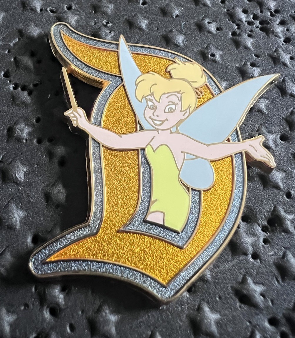 Disneyland  Where Dreams Come True  Tinker Belle Tink Gothic D Pin Gold