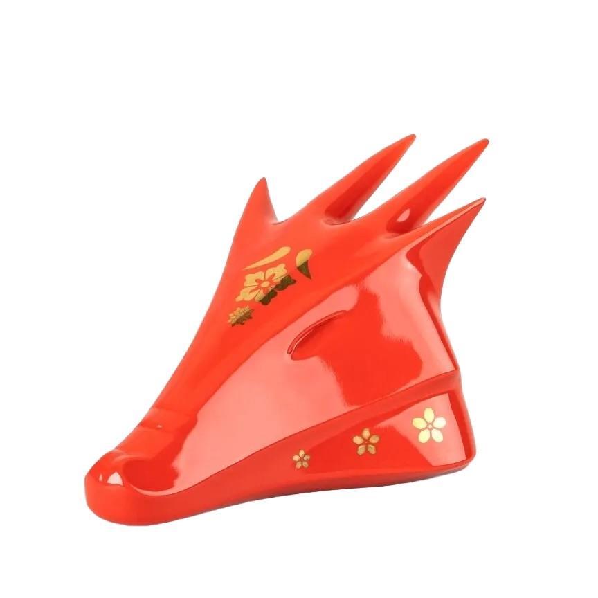 Lladro Heritage Collection The Dragon Year of the Dragon Red Gold Fig 1009713