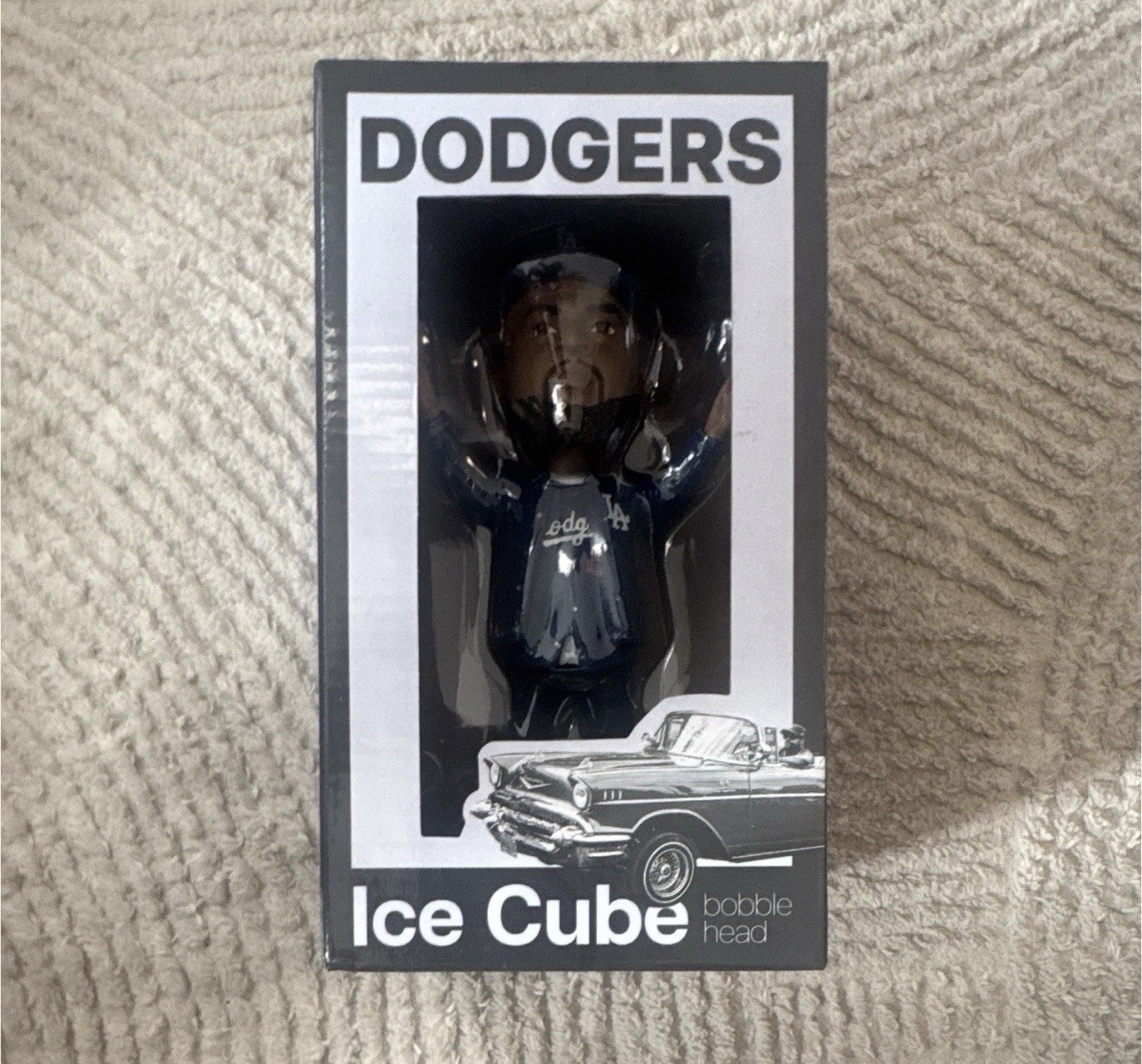 FOCO Ice Cube Los Angeles Dodgers Bobblehead Exclusive MLB Baseball