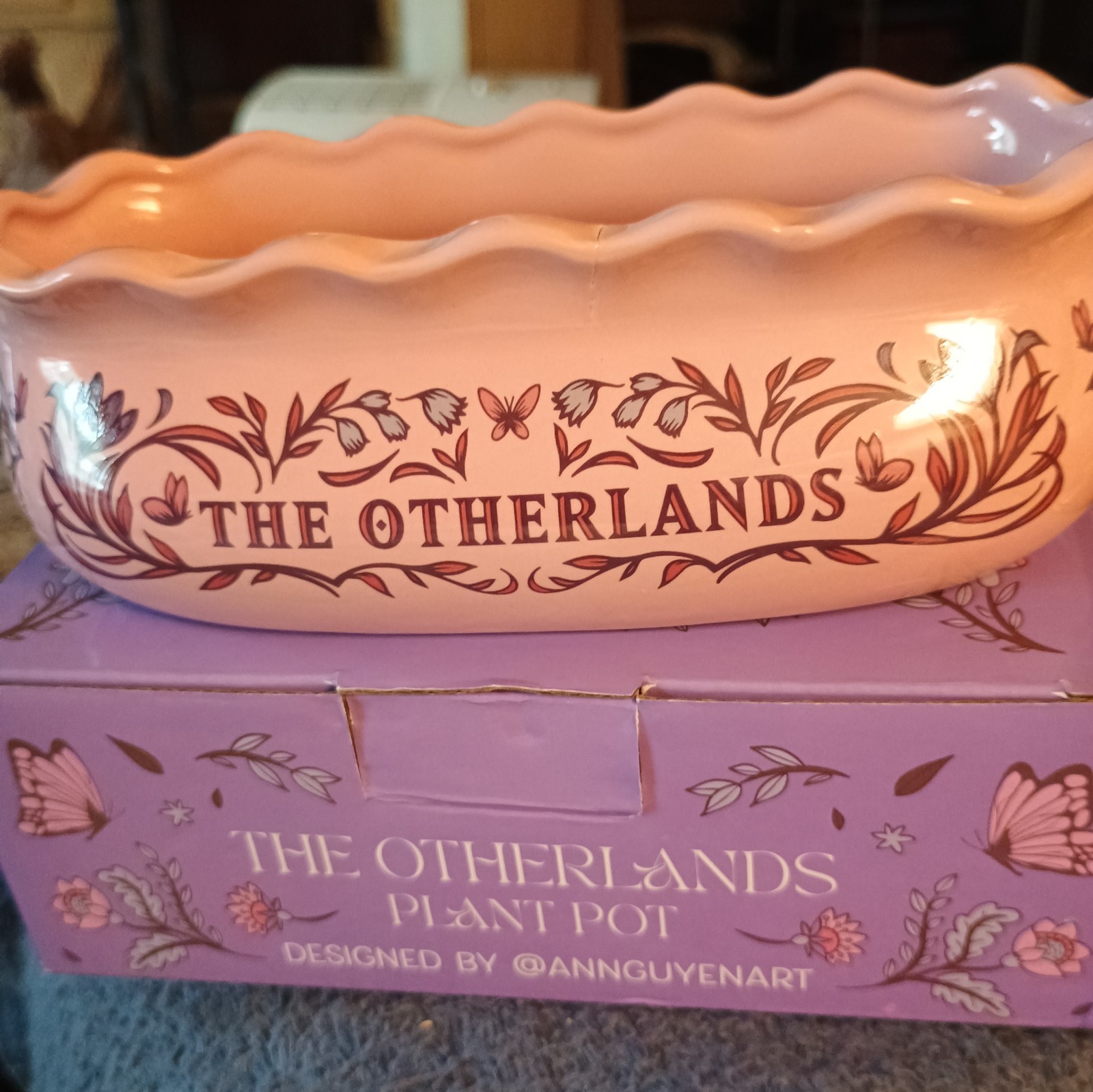 The Otherlands Emily Wilde’s Plant Pot By Ann Guyenart For FairyLoot 