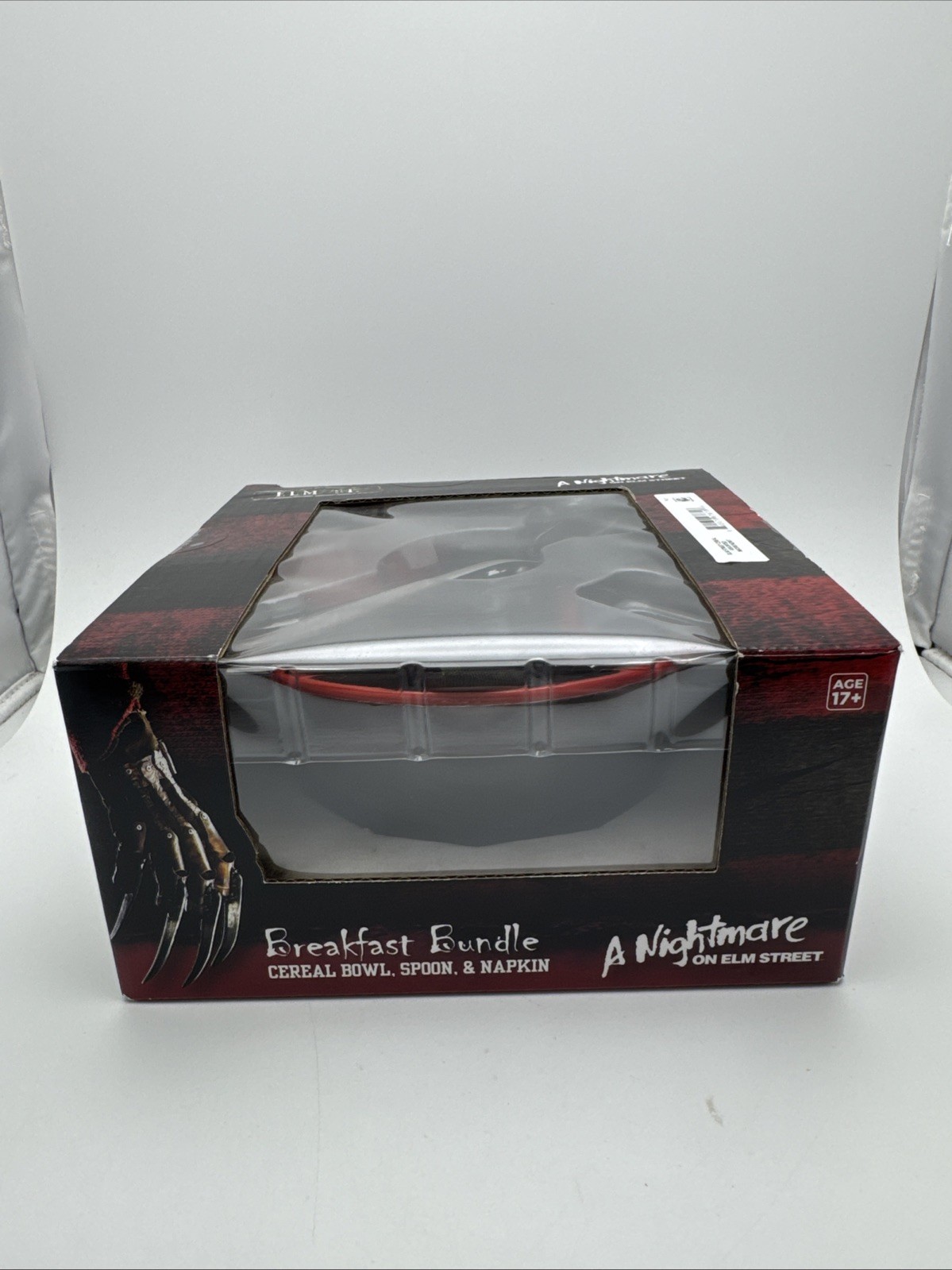 A Nightmare on Elm Street Breakfast Bundle Cereal Bowl, Spoon And Napkin Sealed